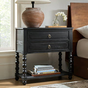 Gwen 30"Tall 2-Drawer End Table