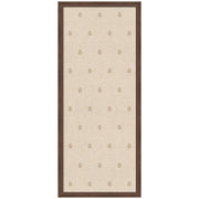 18"x42" Pinboard Beige Botanical Block Print