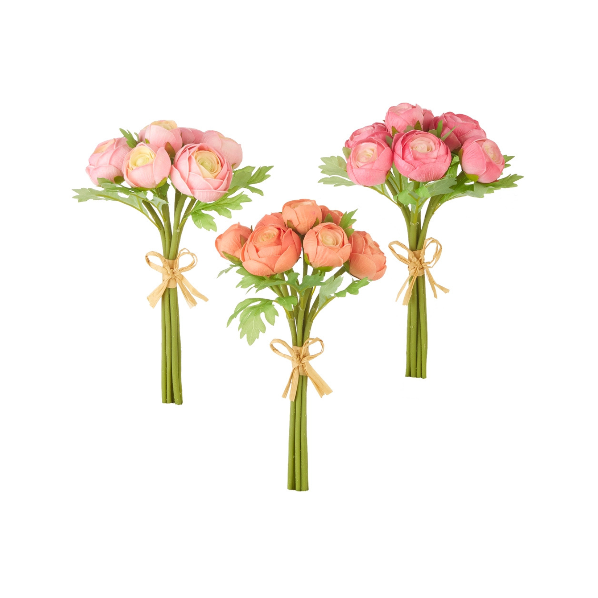 11" Real Touch Ranunculus Bundle