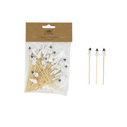 Snowman Shaped Toothpicks - Set of 50