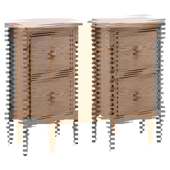 Marcellina Nightstand Natural Wood