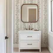 Floral Stripes - Beige