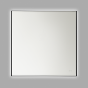 Cadre Midnight Black Square Illuminated Mirror
