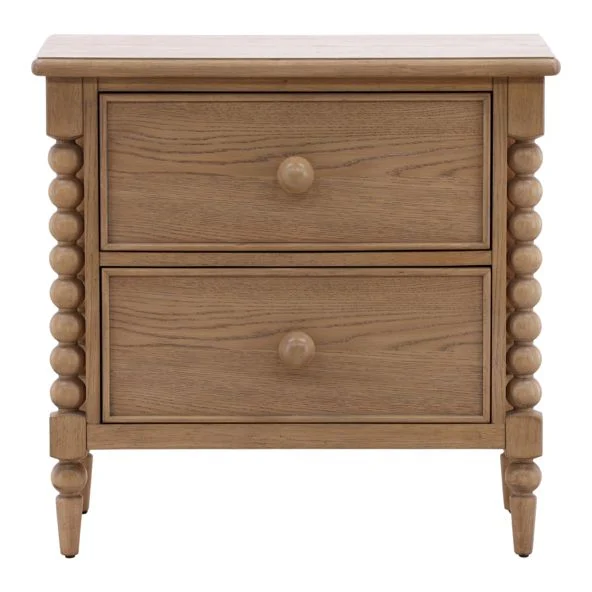 Marcellina Nightstand Natural Wood