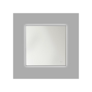 Cadre Brushed Nickel Square Illuminated Mirror