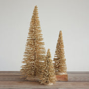 Wood Tree w/ Iridescent Mica Flakes & Glitter