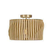 Archer Blonde Wood Semi-Flush Mount