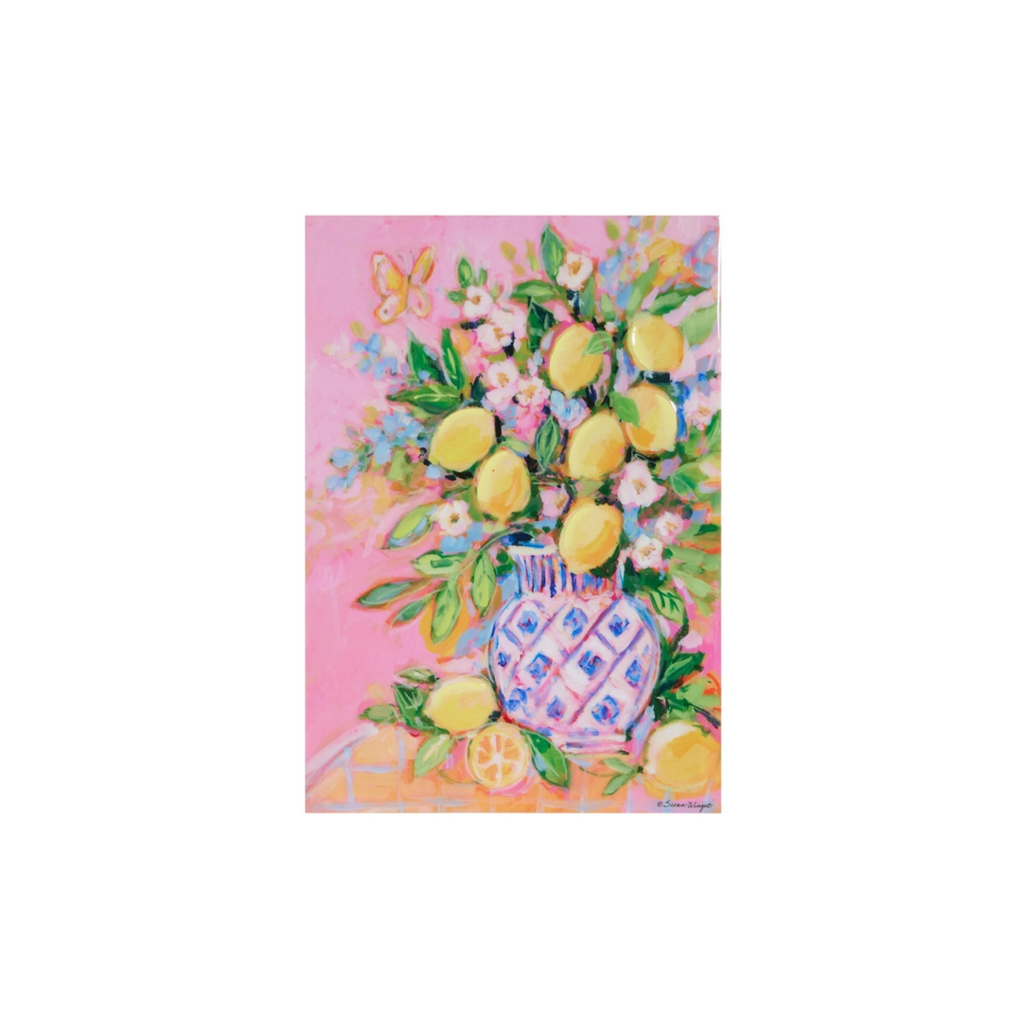 18" Lemons Arrangement Wall Art