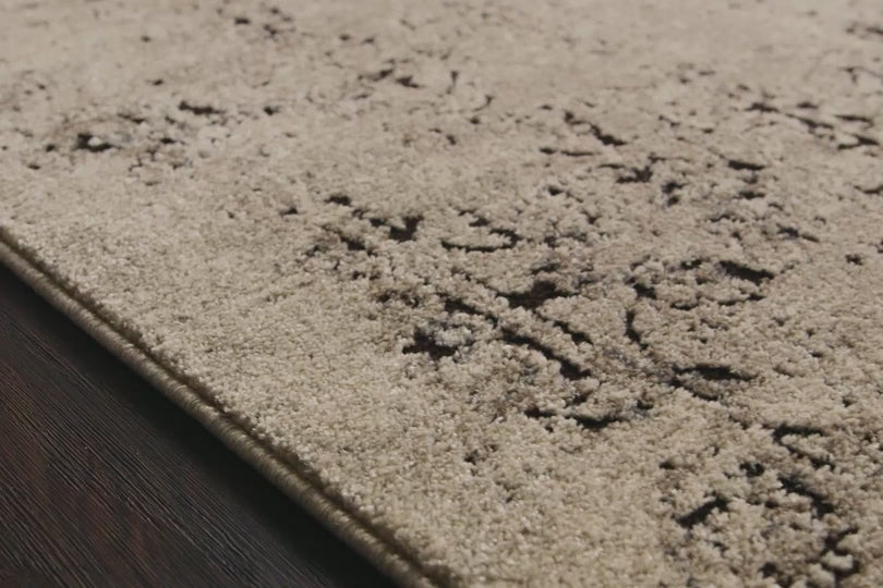 Load video: Millennium Stone Charcoal Rug