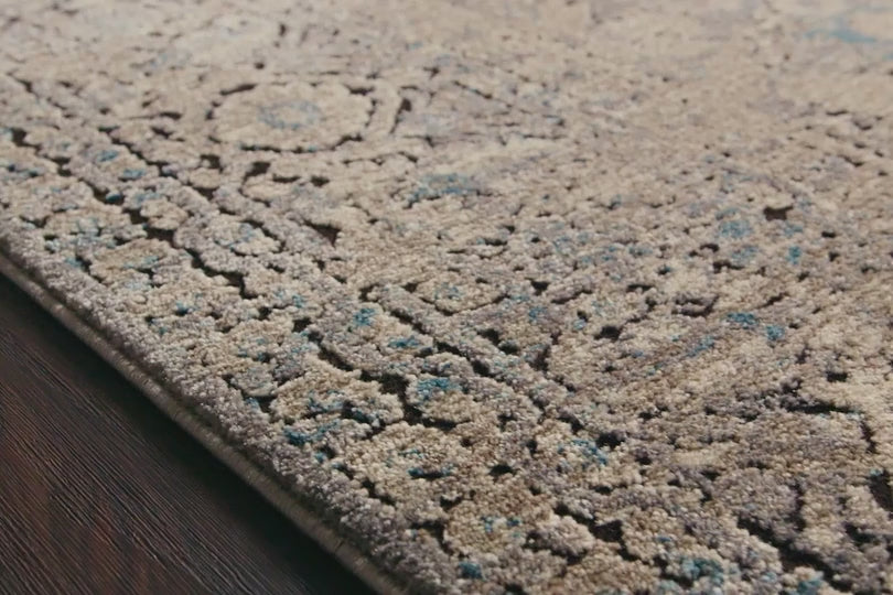 Load video: Millennium Grey Stone Rug