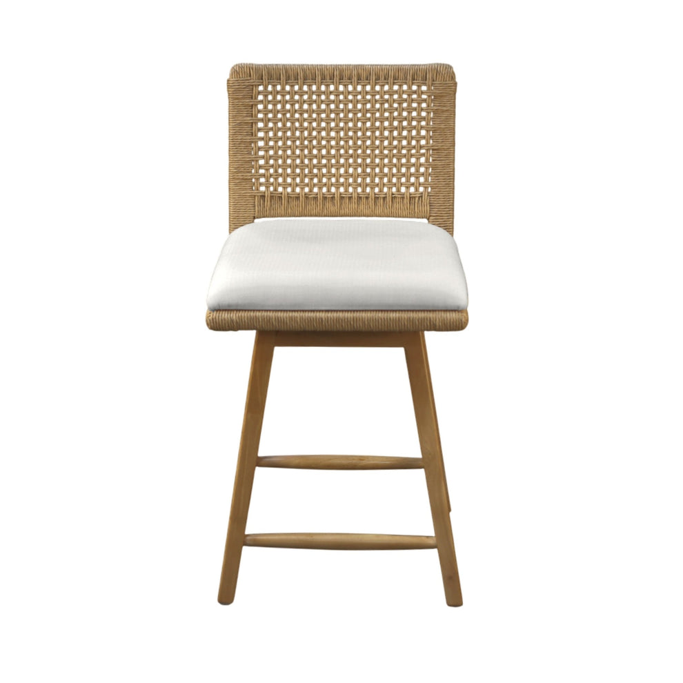 Rattan Swivel Counter Stool