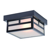 Classic Black Outdoor Flushmount