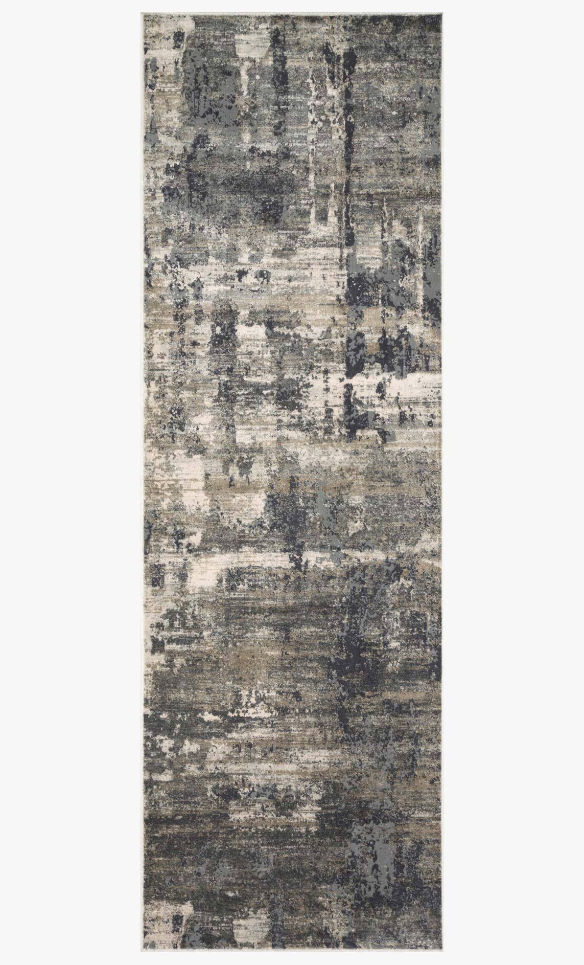 Cascade Ivory Charcoal Rug