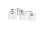 Sandra Polished Nickel Vanity Light