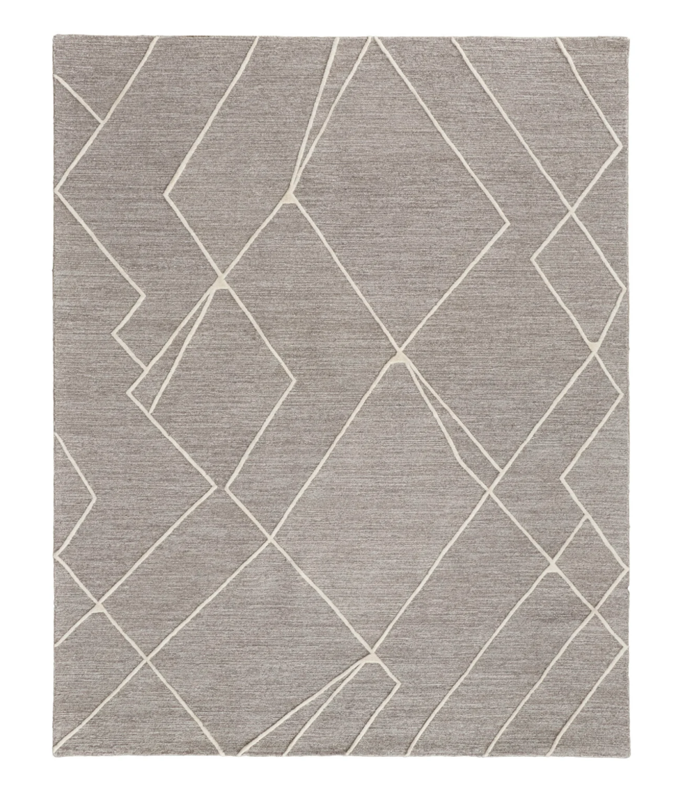 Euclid Gray & Ivory Rug