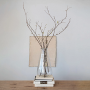 Hand-Blown Vintage Reproduction Glass Vase