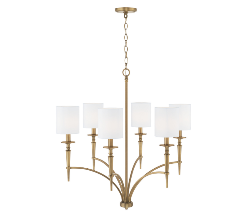 London 6 Light Chandelier