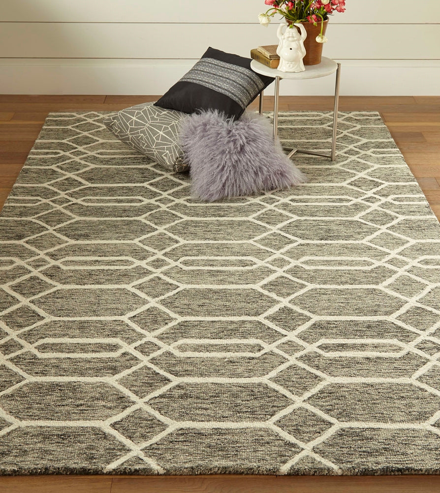 Belfort Charcoal/Ivory Rug